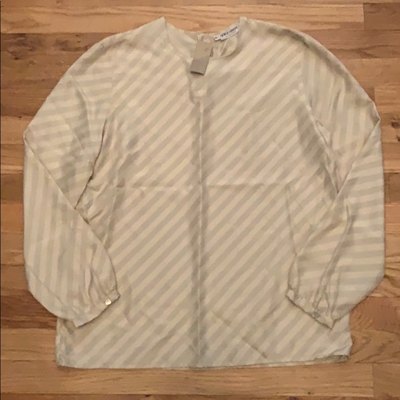 Giorgio Armani Tops - NWT VINTAGE Size 8 Giorgio Armani striped blouse